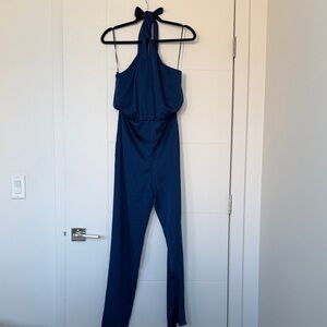 Guess Blue Halter Jumpsuit